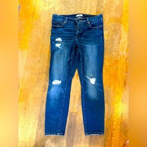 LOFT Distressed Jeans